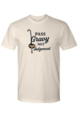 Cream beige Thanksgiving t-shirt with 