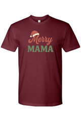 Maroon Christmas t-shirt with 