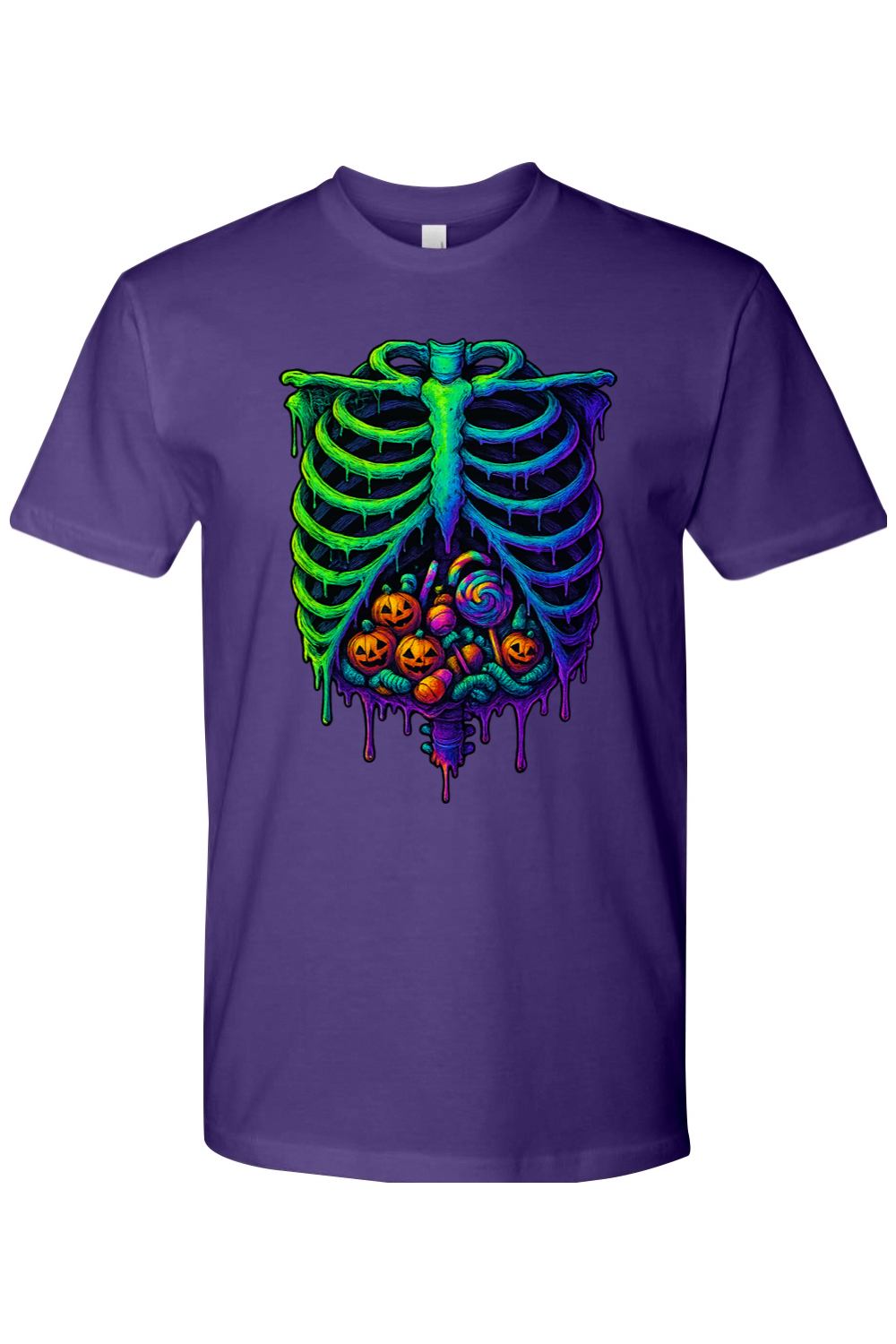 Neon Nightmare Ribcage T-Shirt