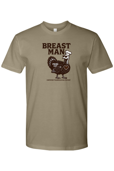 Light olive green Thanksgiving t-shirt with 