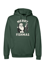 Pine green Christmas hoodie with 