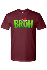 Maroon Christmas t-shirt with 