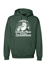 Pine green Christmas hoodie with 