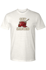 Light cream Thanksgiving t-shirt with 