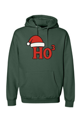 Pine green Christmas hoodie with 