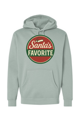 Light green Christmas hoodie with 