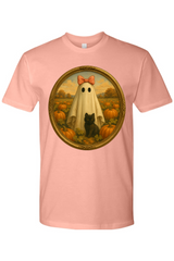 Girlie Ghost Pumpkin Patch T-Shirt