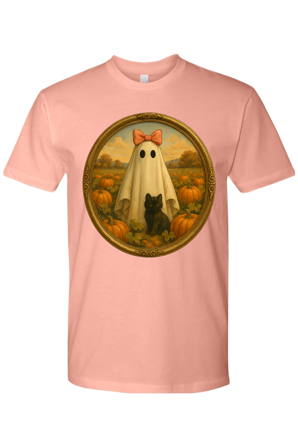 Girlie Ghost Pumpkin Patch T-Shirt