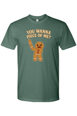 Pine green Christmas t-shirt with 