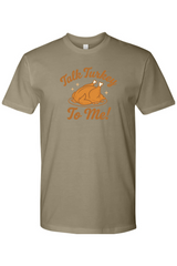 Olive green Christmas t-shirt with 