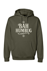 Olive green Christmas hoodie with 