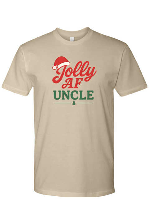 Dark beige Christmas t-shirt with 