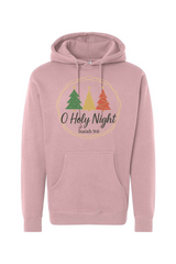 Pink Christmas hoodie with 