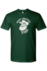 Dark green Christmas t-shirt with 
