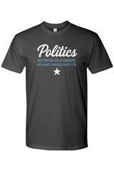 Dark gray grey Thanksgiving t-shirt with 