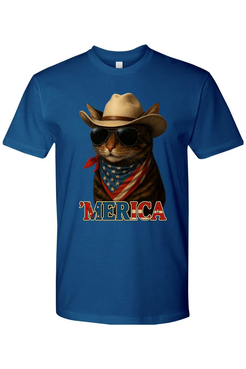'Merica Cowboy Cat T-Shirt