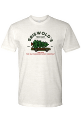 Light cream Christmas t-shirt with 