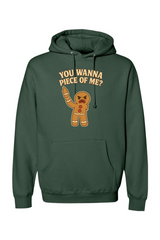 Pine green Christmas hoodie with 