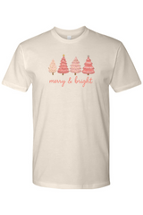 Cream Christmas t-shirt with 