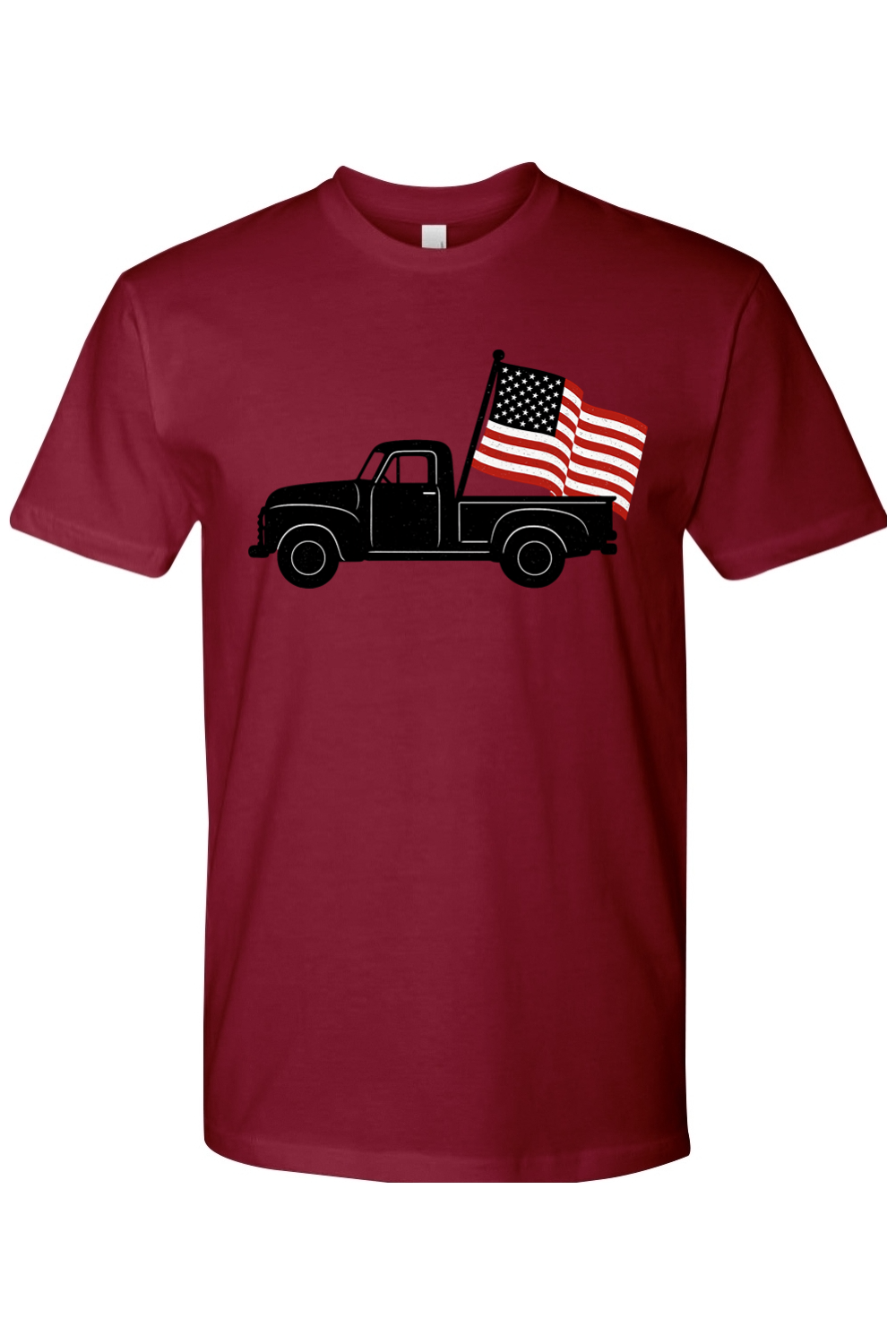 Vintage Truck US Flag T-Shirt