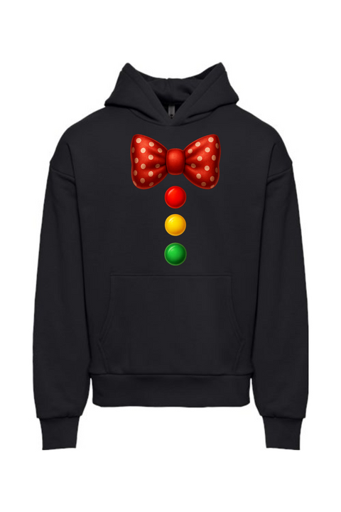 Clown Bow Tie Costume Hoodie