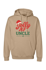 Dark beige Christmas Hoodie with 