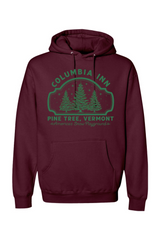 Maroon Christmas hoodie with 