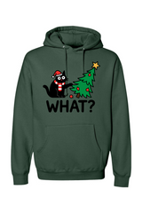 Green Christmas hoodie with 
