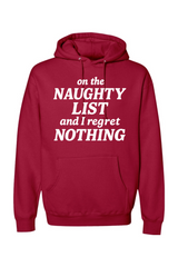 Red Christmas hoodie with 