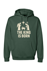 Green religious Christmas hoodie with 