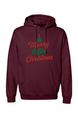 Maroon Christmas hoodie with 