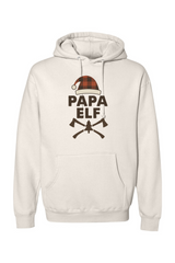 Beige Christmas hoodie with 