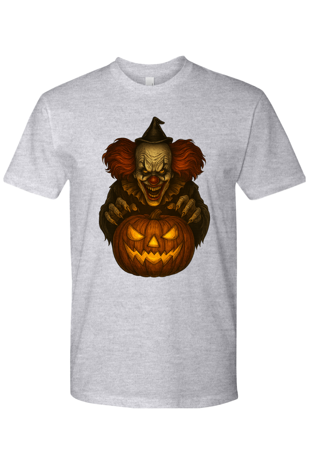 Cursed Clown Jack-o-Lantern T-Shirt