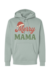 Light green Christmas hoodie with 