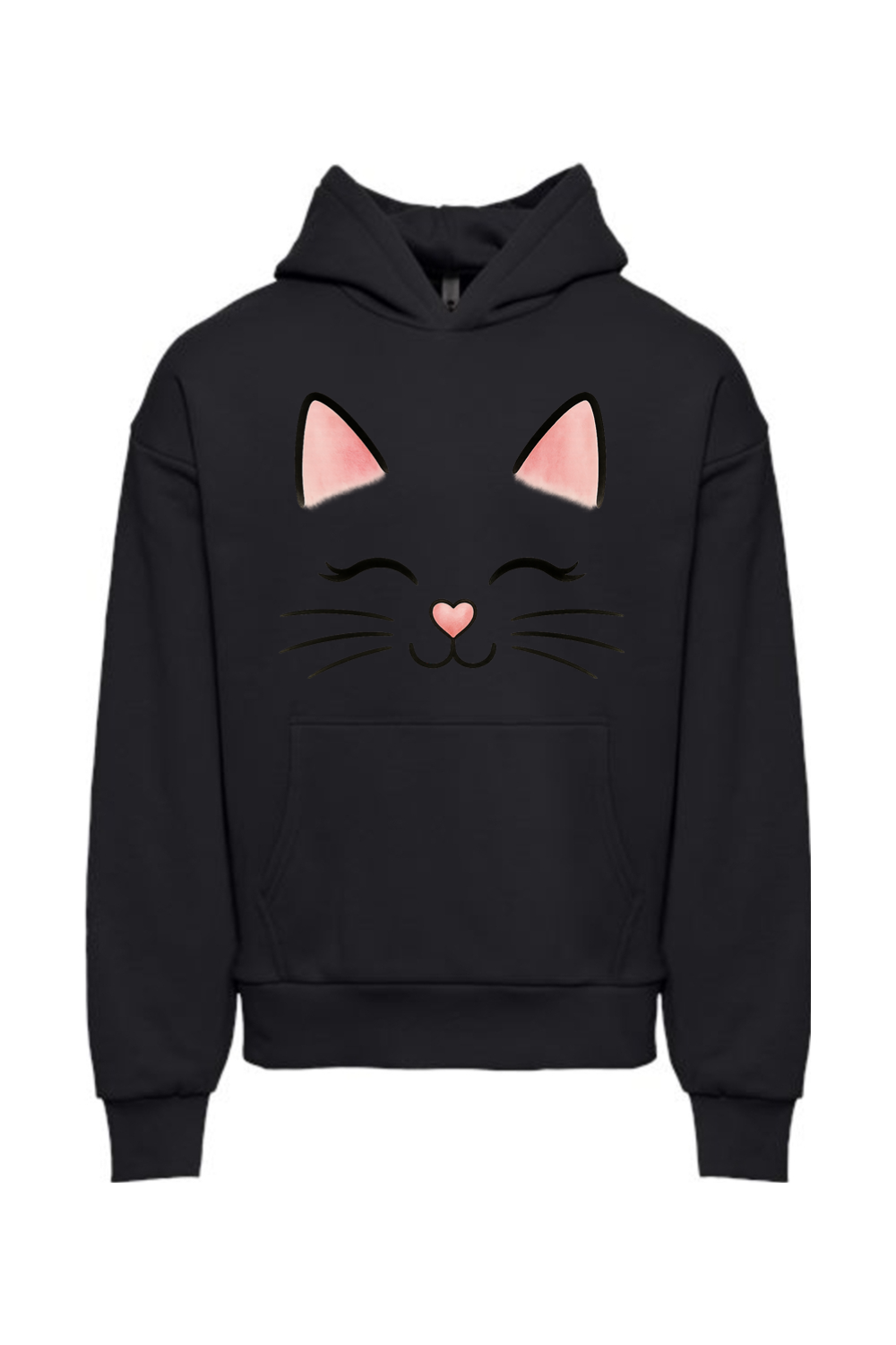 Cat Face Halloween Hoodie