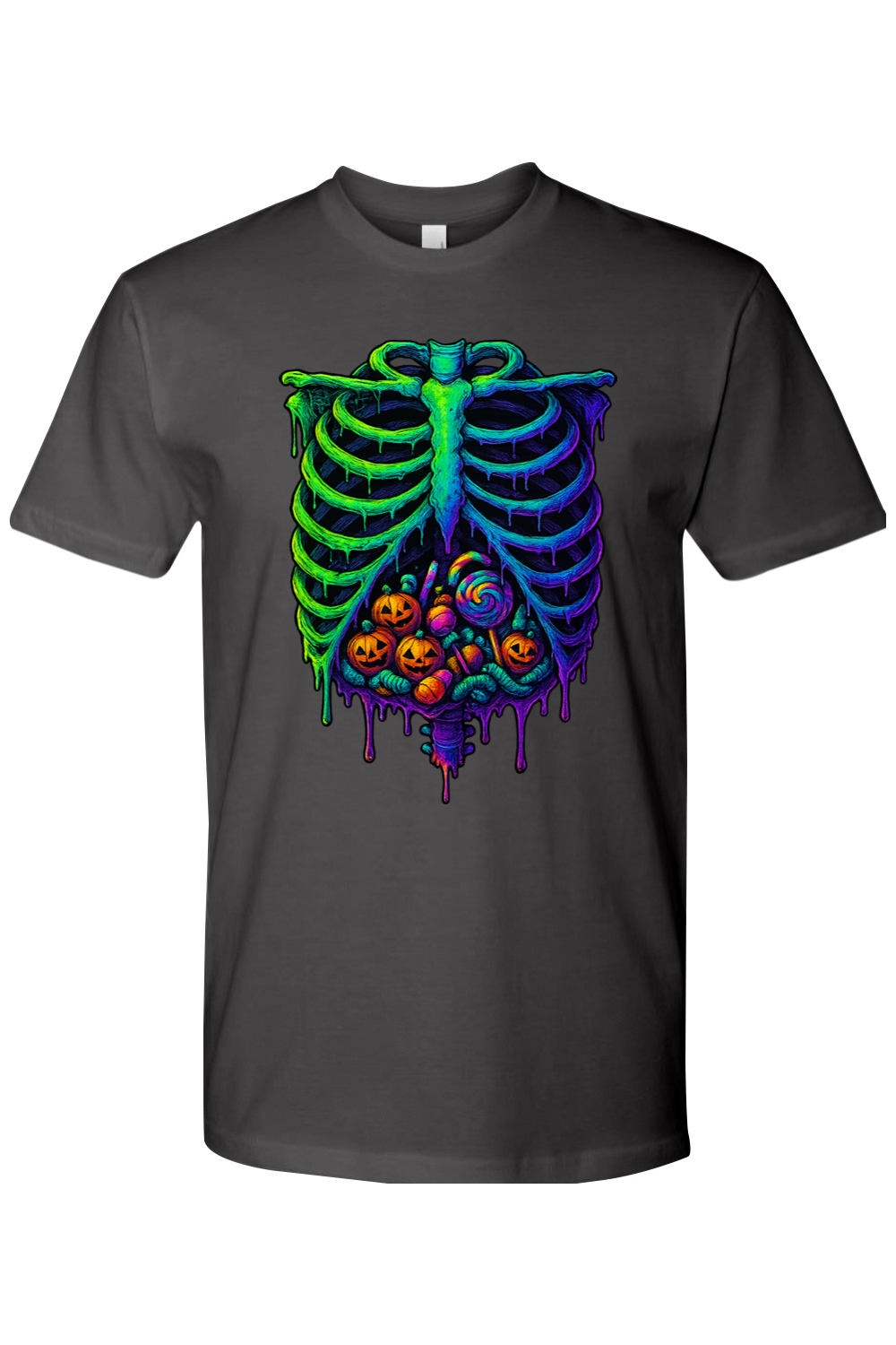 Neon Nightmare Ribcage T-Shirt