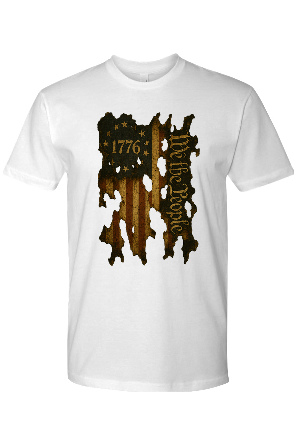 1776 Ripped Flag T-Shirt