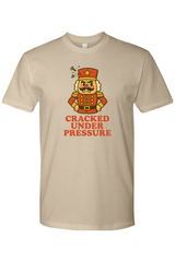 Dark beige vintage Christmas t-shirt with 