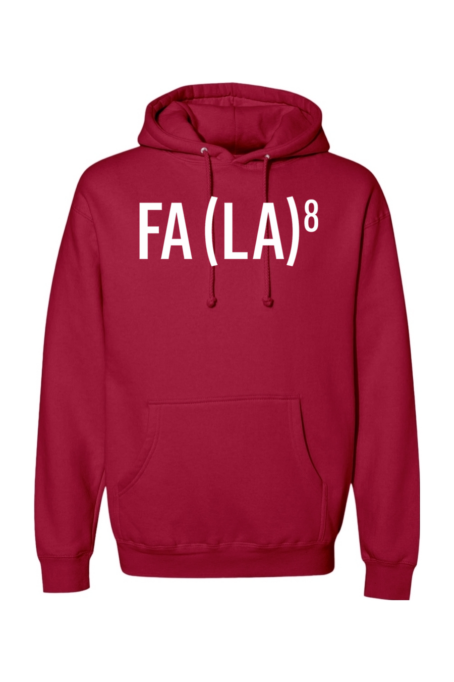 Red Christmas hoodie with 