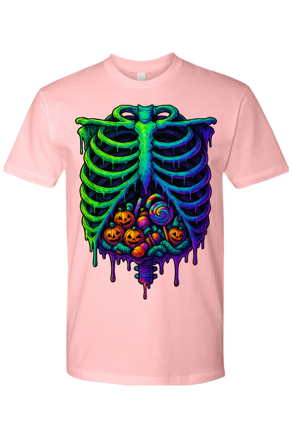 Neon Nightmare Ribcage T-Shirt