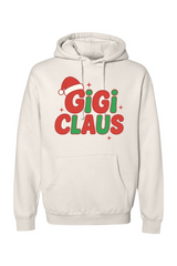 Cream Christmas hoodie with 