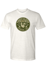 Light cream Thanksgiving t-shirt with 