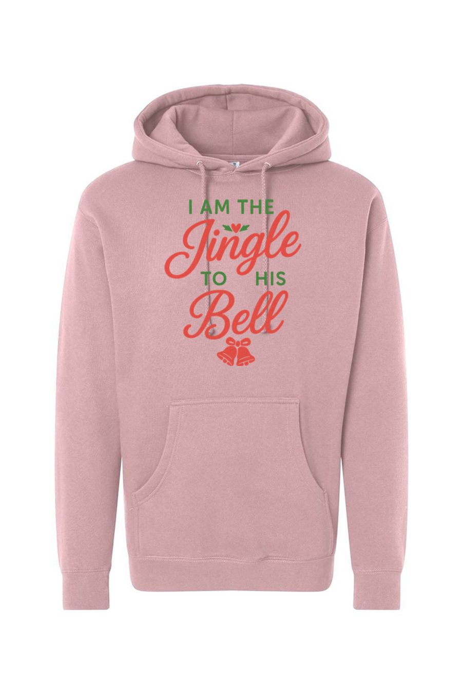 Pink Christmas hoodie with 