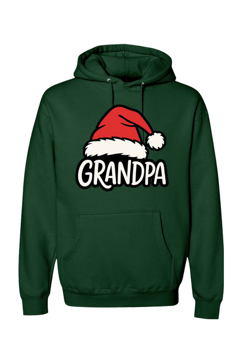 Dark green Christmas hoodie with 