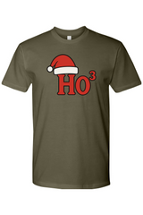 Olive green Christmas t-shirt with 