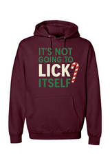 Maroon Christmas hoodie with 