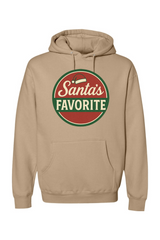 Light brown Christmas hoodie with 