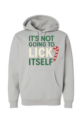 Light gray Christmas hoodie with 