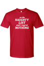 Naughty List Christmas T-Shirt
