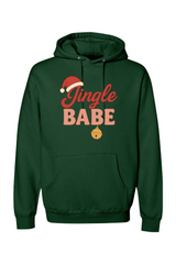 Green Christmas hoodie with 
